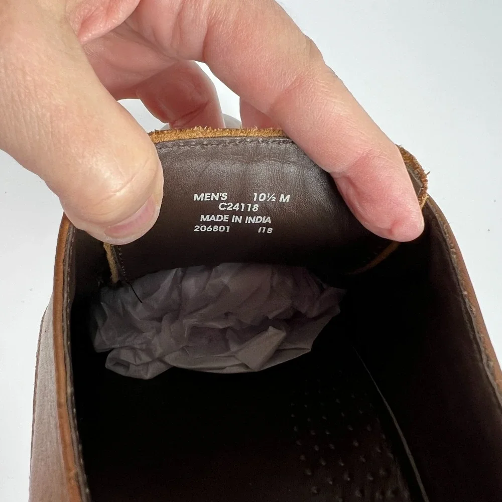 COLE HAAN  Benton Plain Oxford British Tan Men's Size 10.5 M‎ Dress Shoes C24118